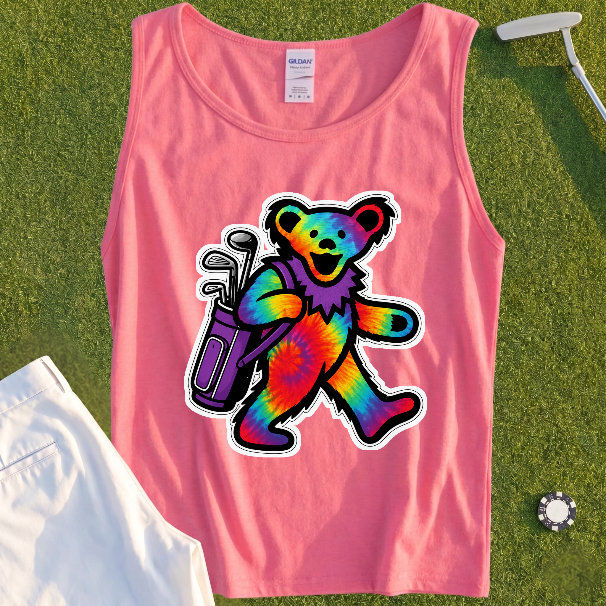 Golfing Bear Tank