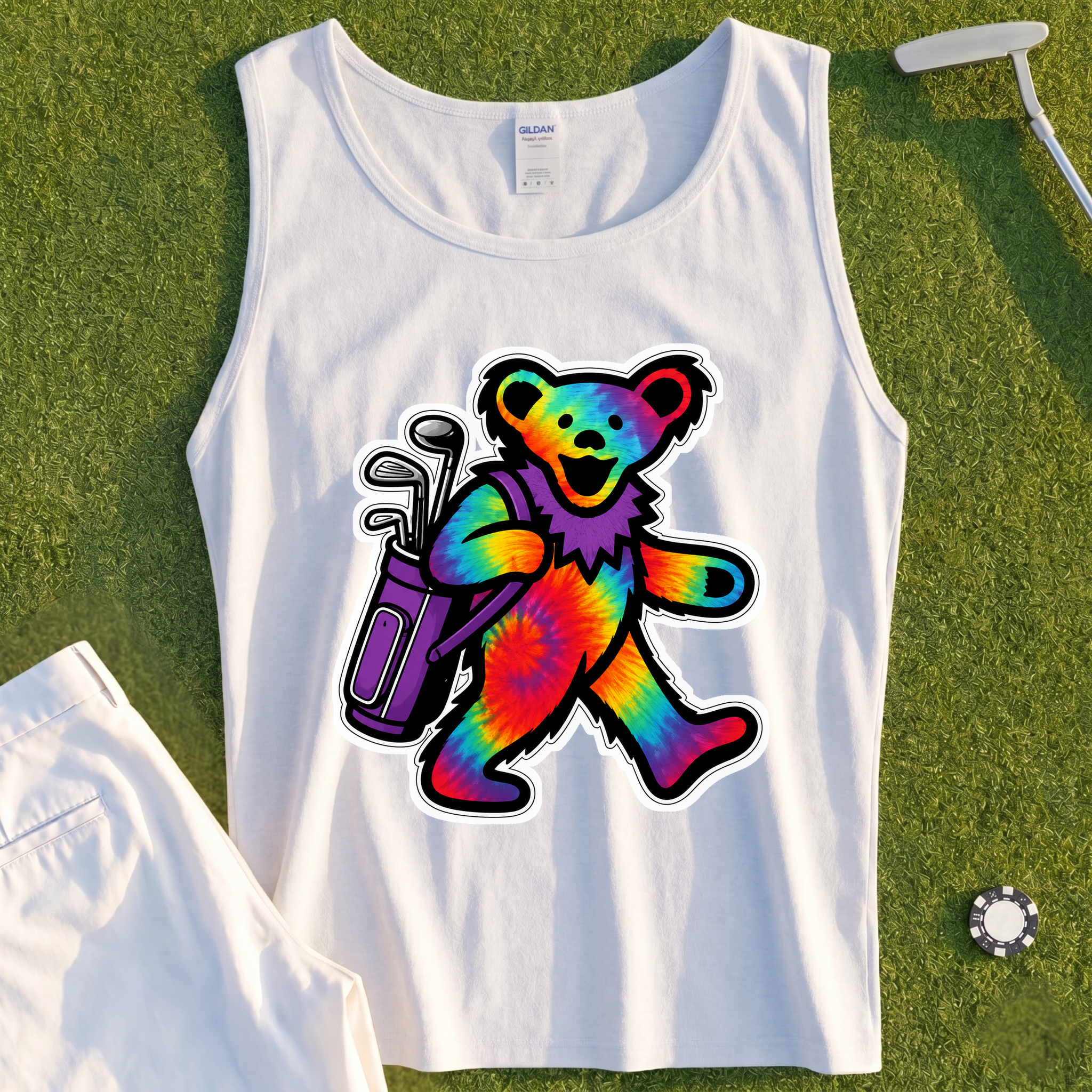 Golfing Bear Tank