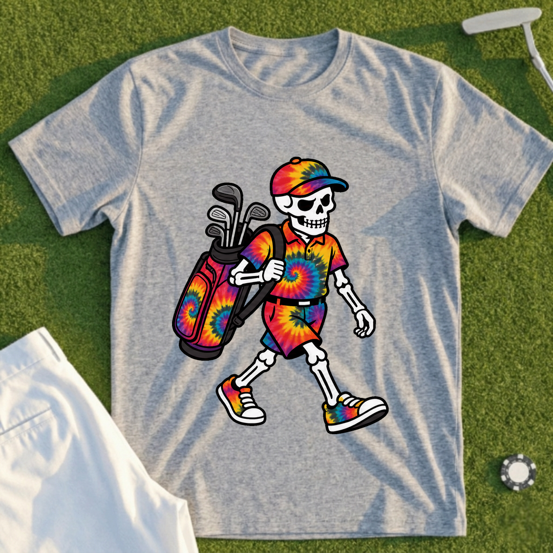 Golfing Skeleton Tee