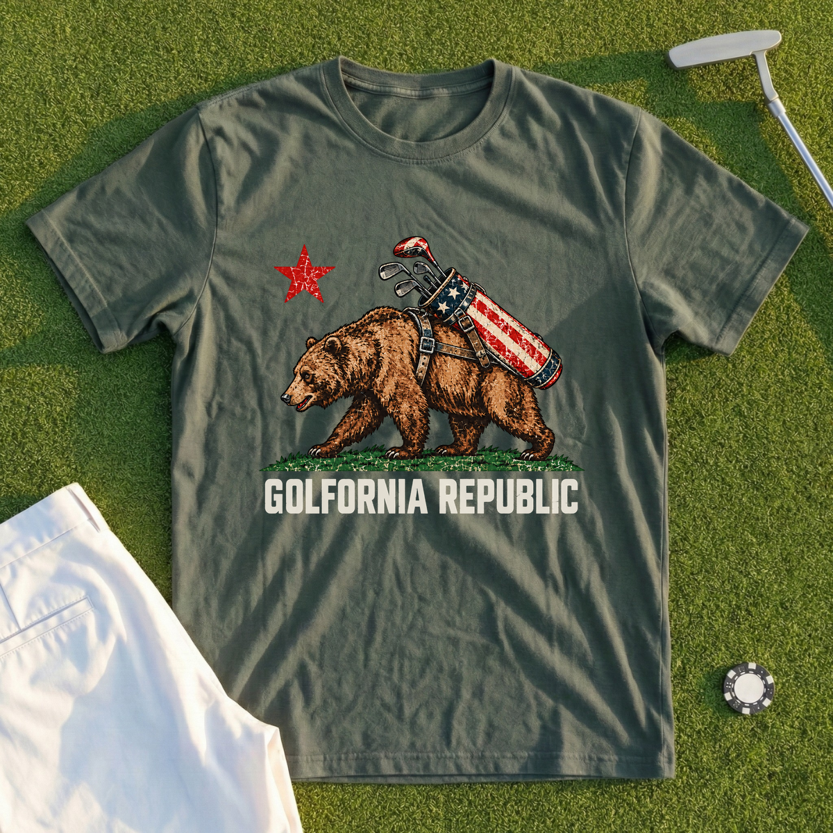 Golfornia Republic Tee