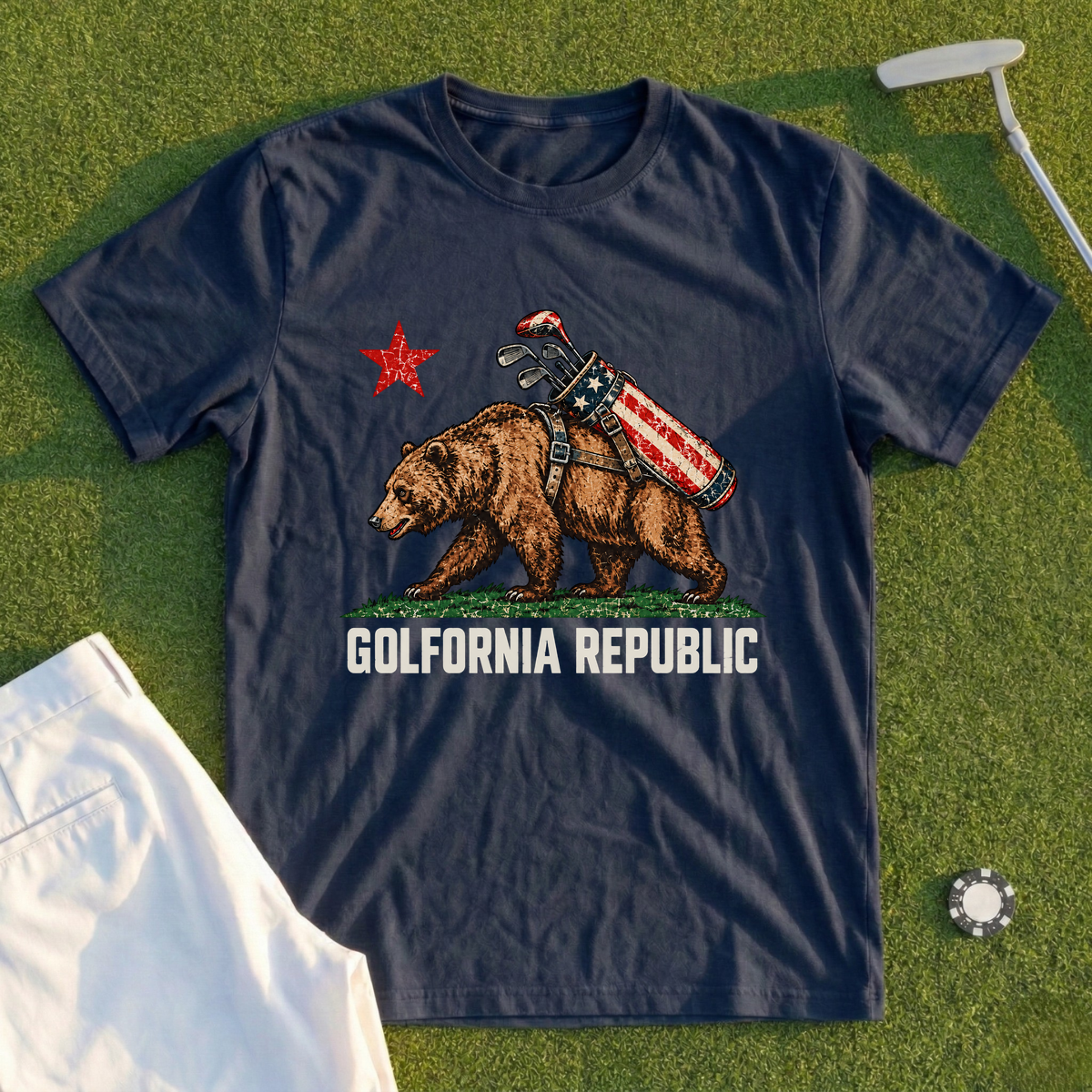 Golfornia Republic Tee