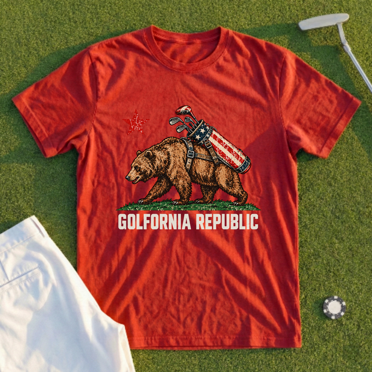 Golfornia Republic Tee
