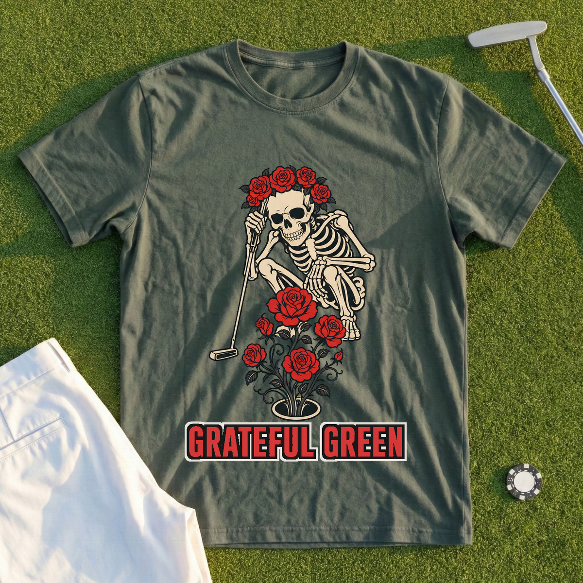 Grateful Green Tee