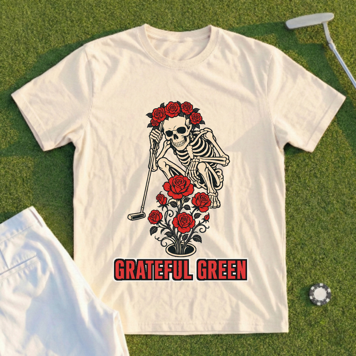 Grateful Green Tee