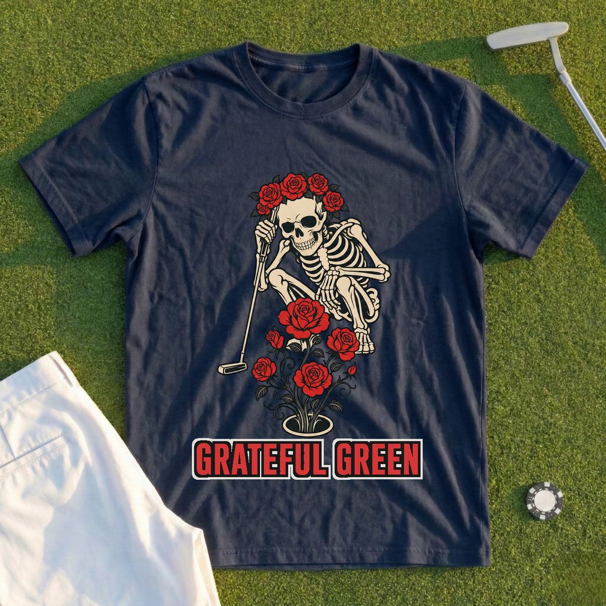 Grateful Green Tee