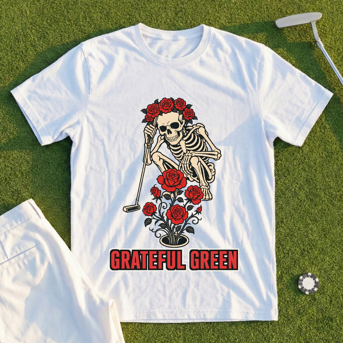 Grateful Green Tee