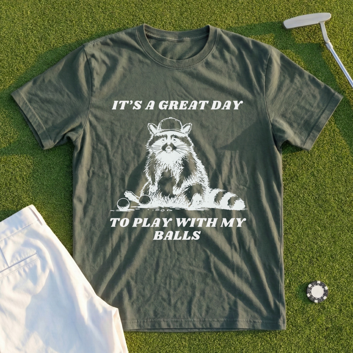 Great Day To Play With My Balls Tee