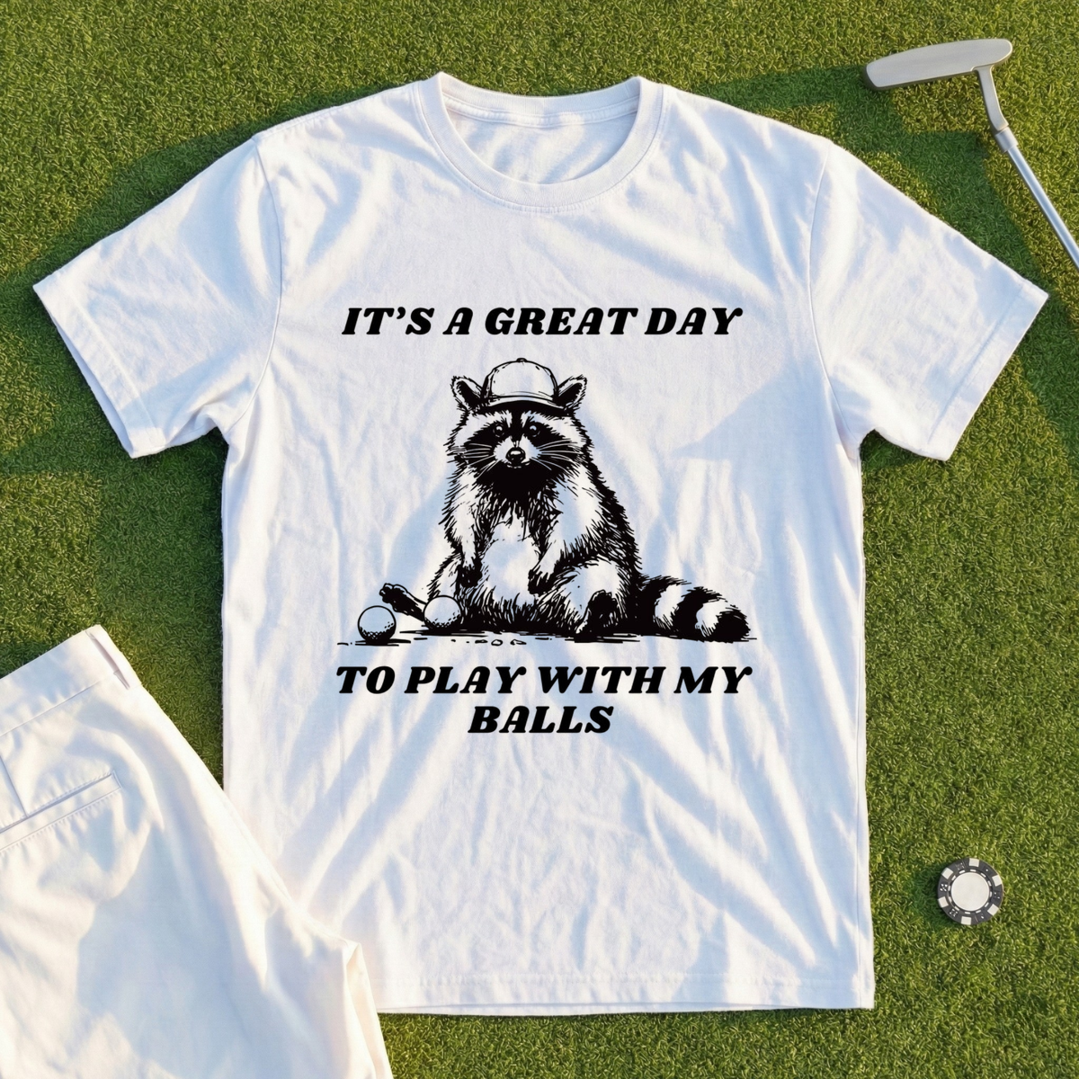 Great Day To Play With My Balls Tee