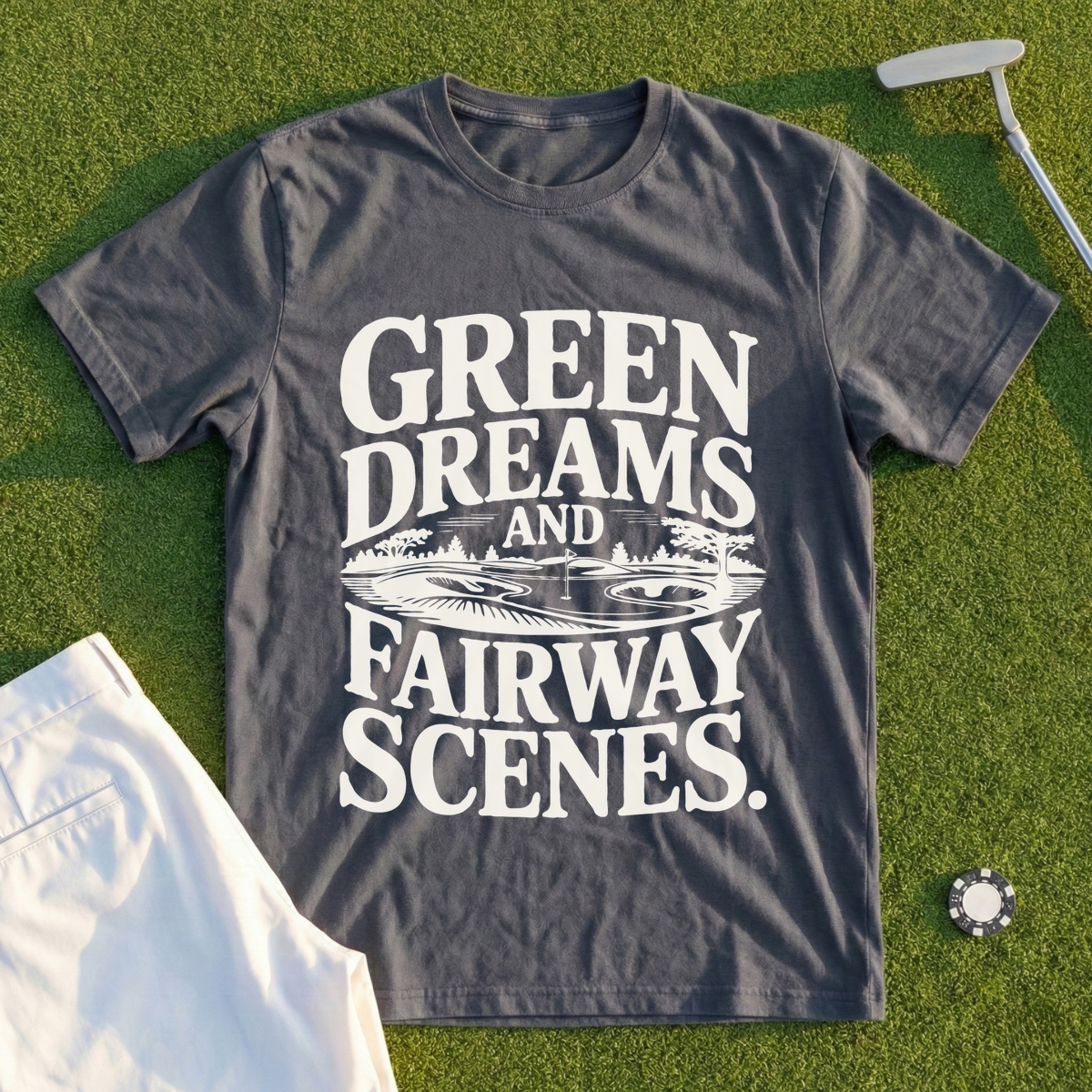 Green Dreams And Fairway Scenes Tee