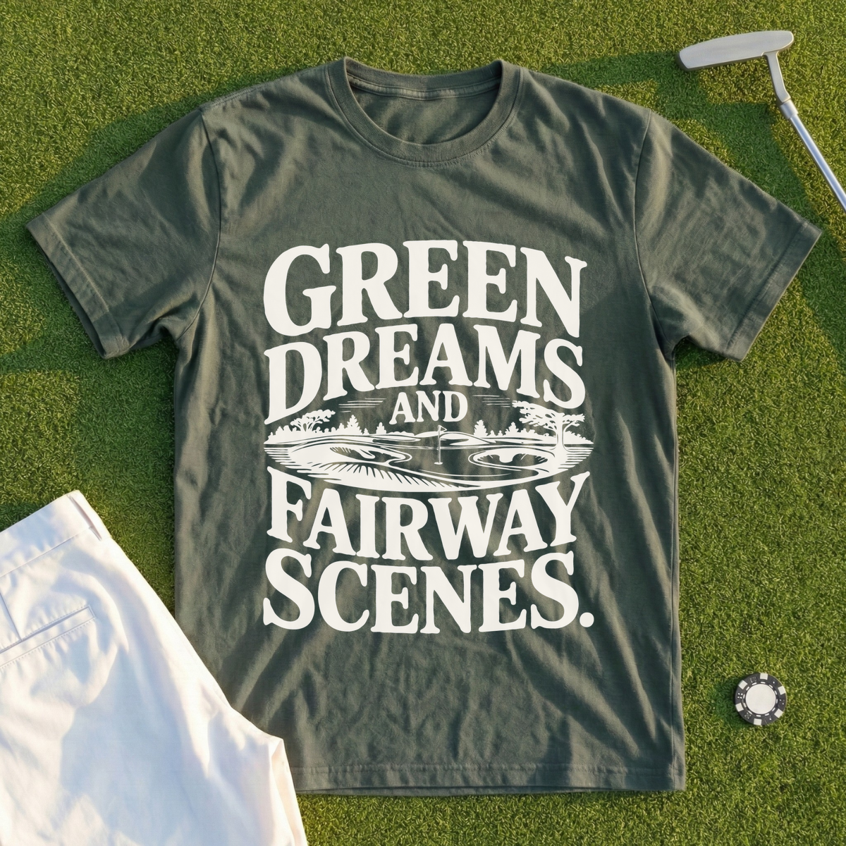 Green Dreams And Fairway Scenes Tee