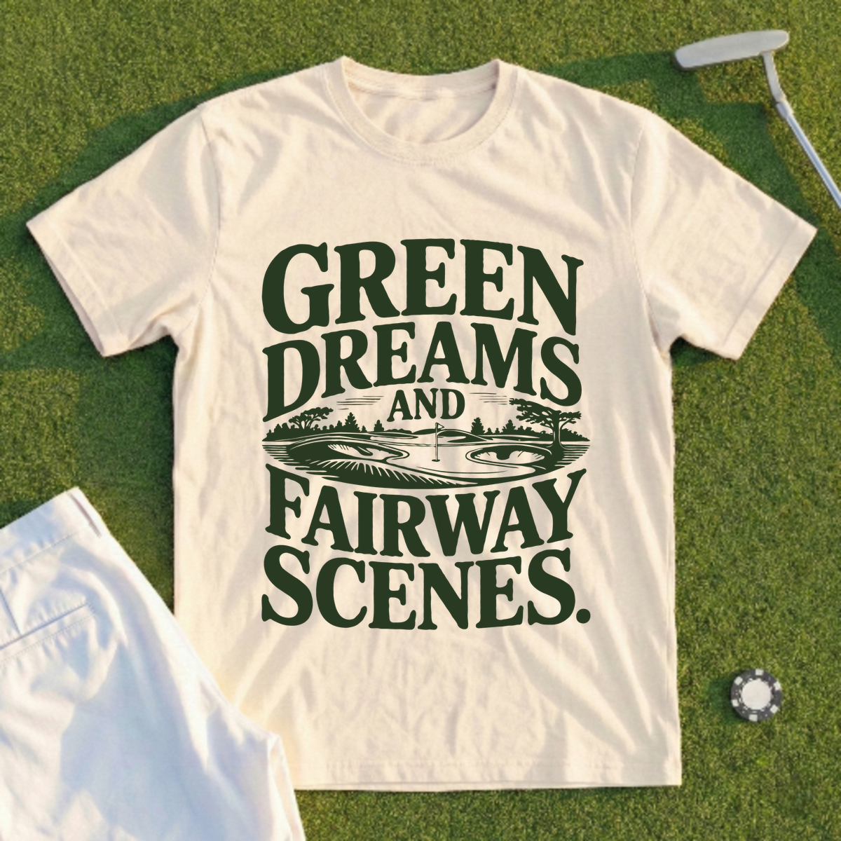Green Dreams And Fairway Scenes Tee