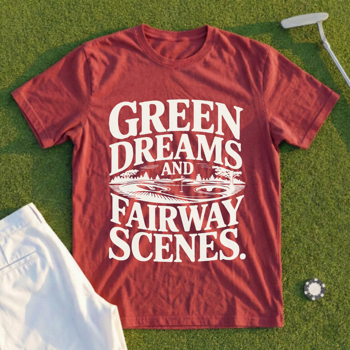Green Dreams And Fairway Scenes Tee