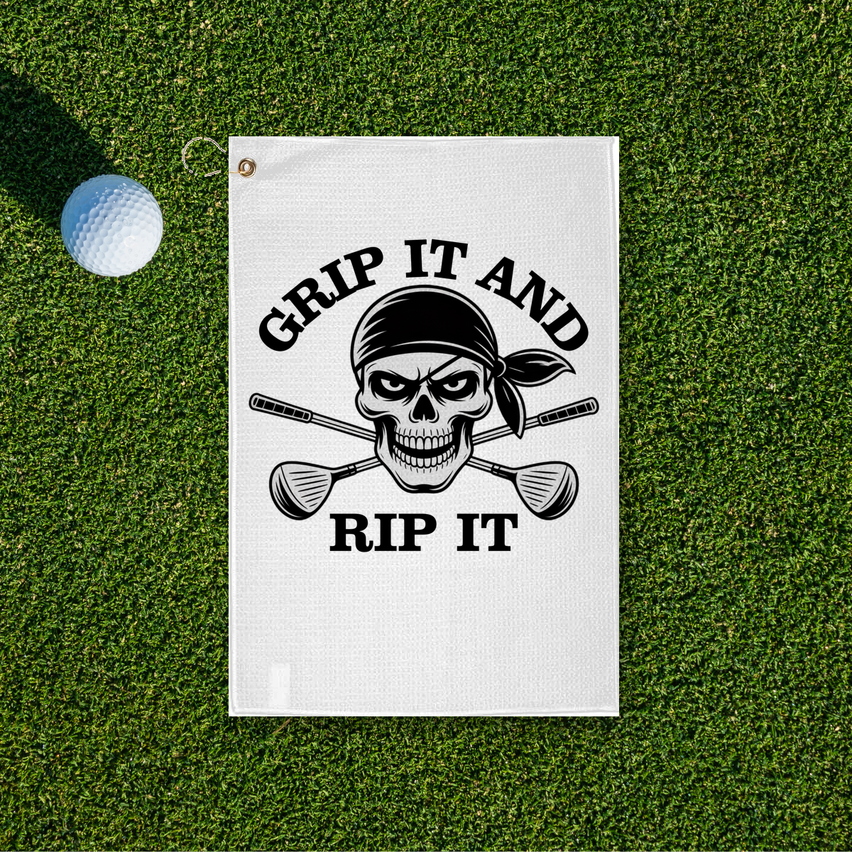 Grip It And Rip It Golf Towel