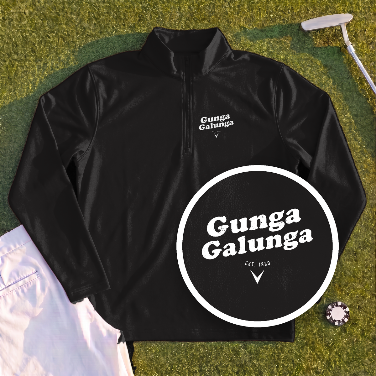 Gunga Galunga 1980 Quarter Zip
