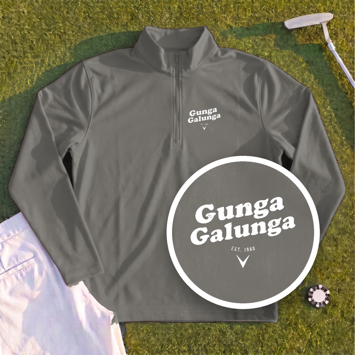 Gunga Galunga 1980 Quarter Zip