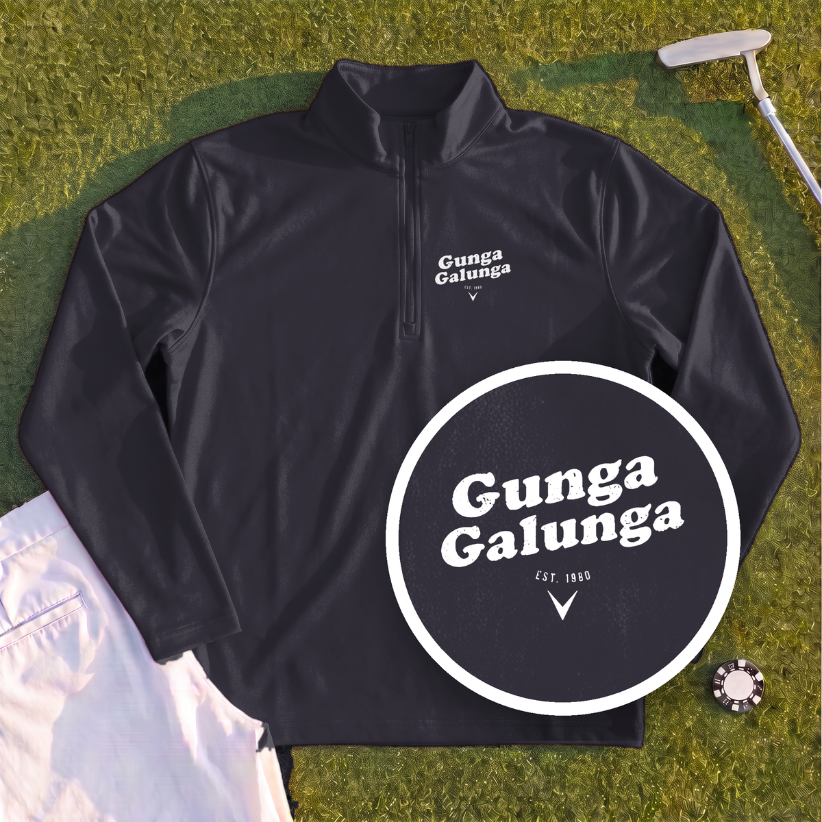 Gunga Galunga 1980 Quarter Zip