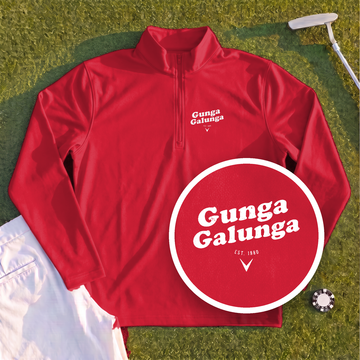 Gunga Galunga 1980 Quarter Zip