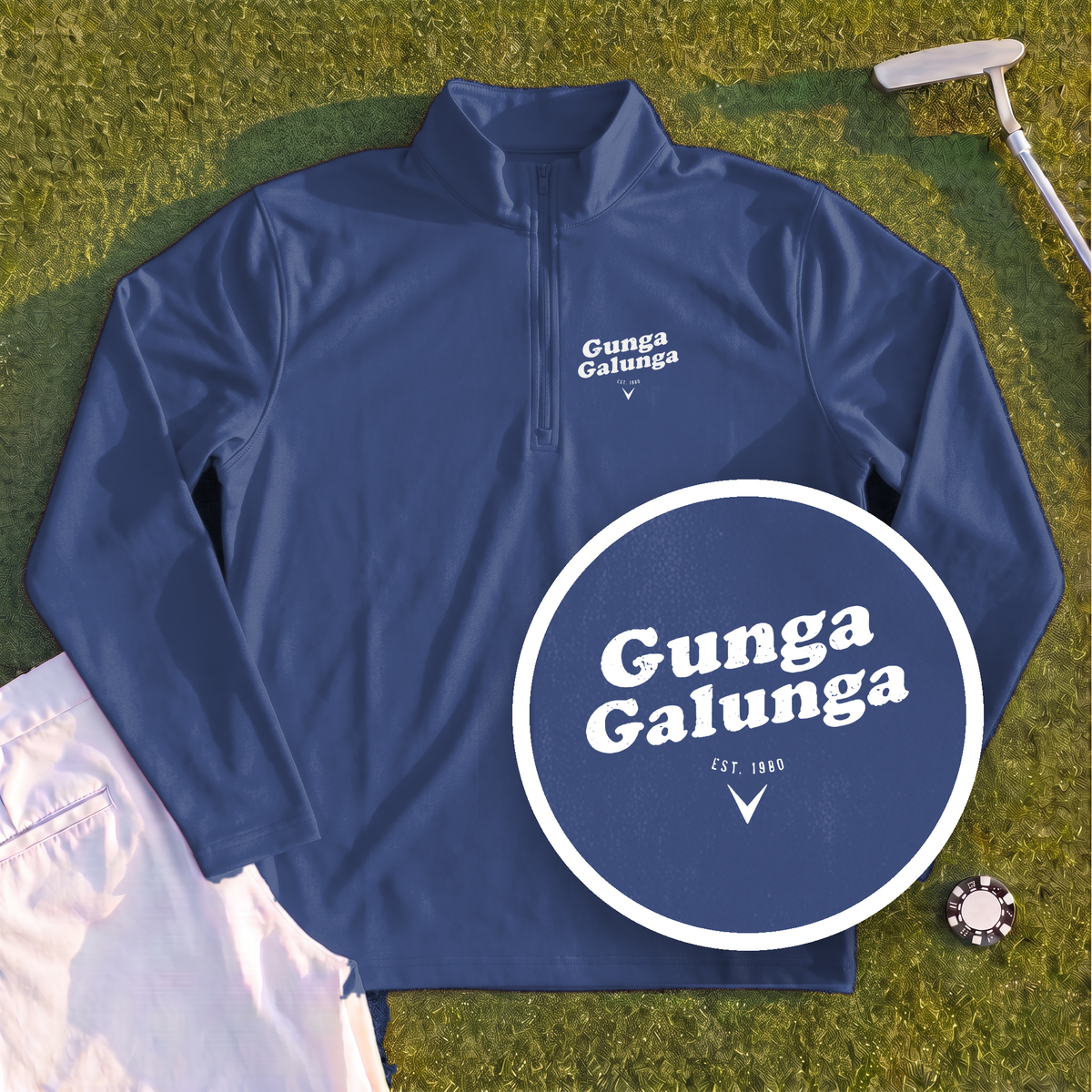 Gunga Galunga 1980 Quarter Zip
