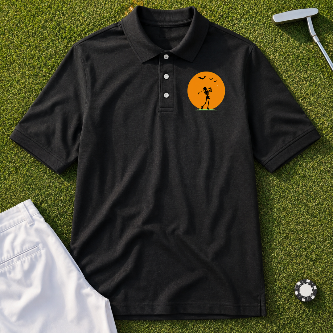Halloween Moon Performance Polo