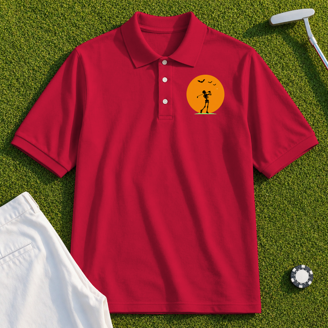 Halloween Moon Performance Polo