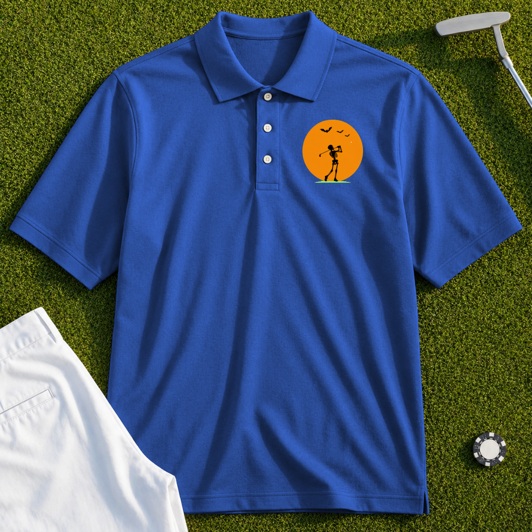 Halloween Moon Performance Polo