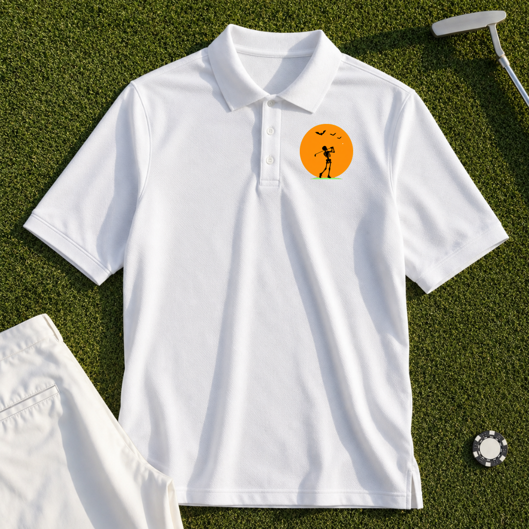 Halloween Moon Performance Polo