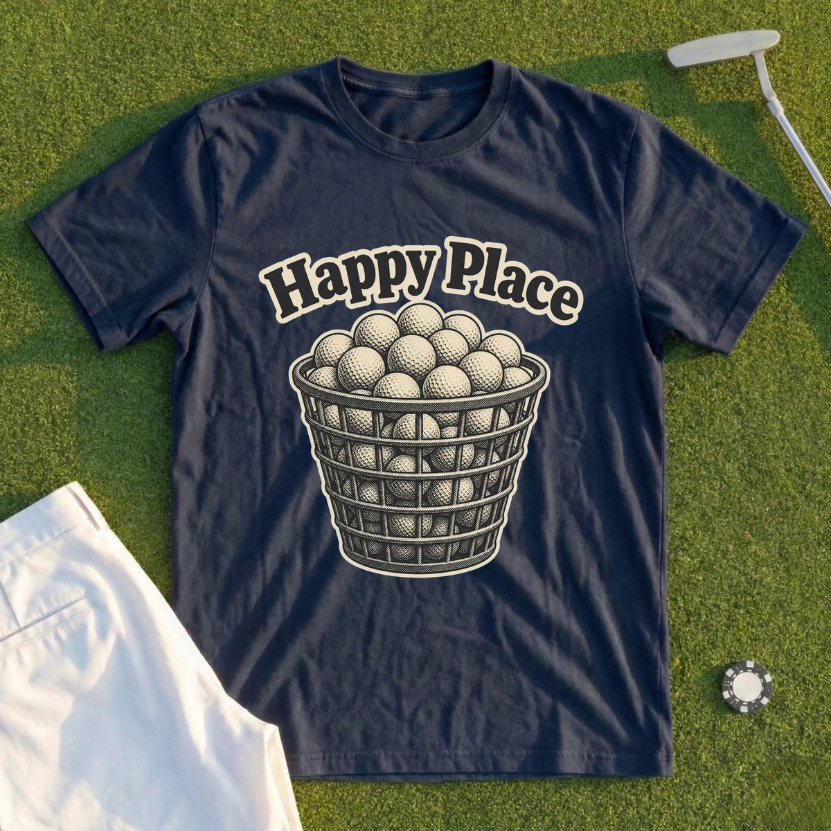 Happy Place, Overflowing Basket Tee