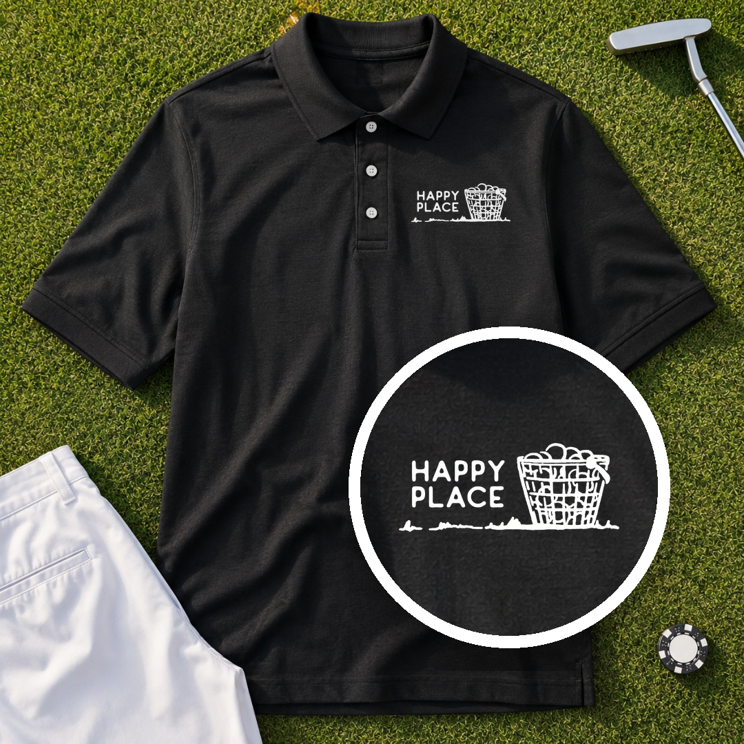 Happy Place Performance Polo