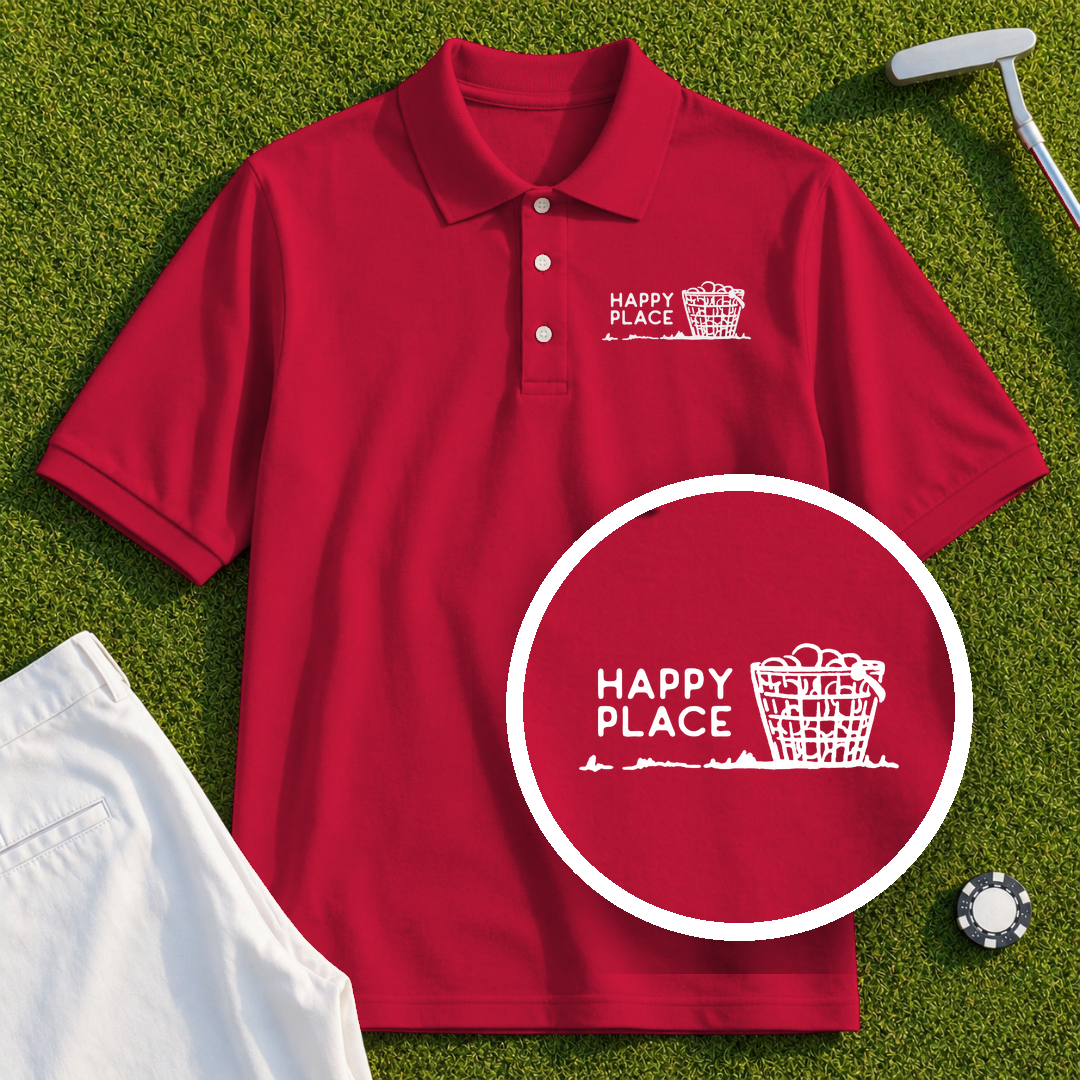 Happy Place Performance Polo