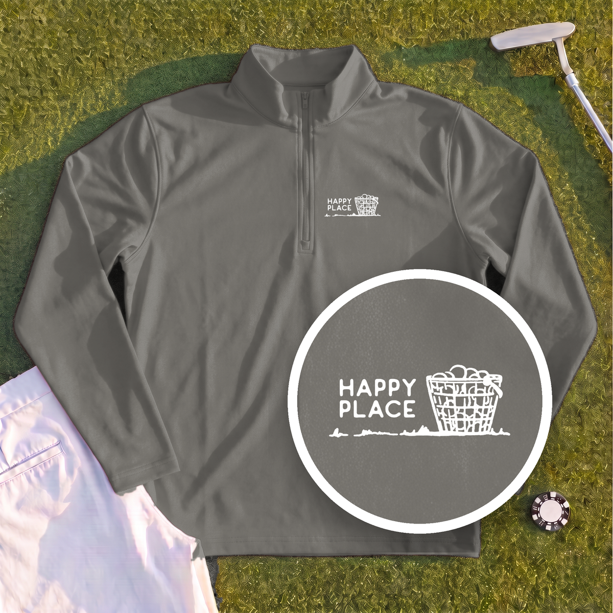Happy Place Quarter Zip