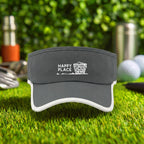 Happy Place Visor in Dark Grey