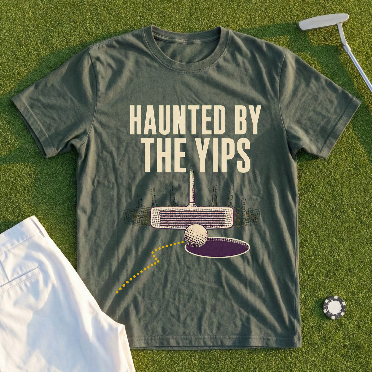 Haunted By The Yips Tee