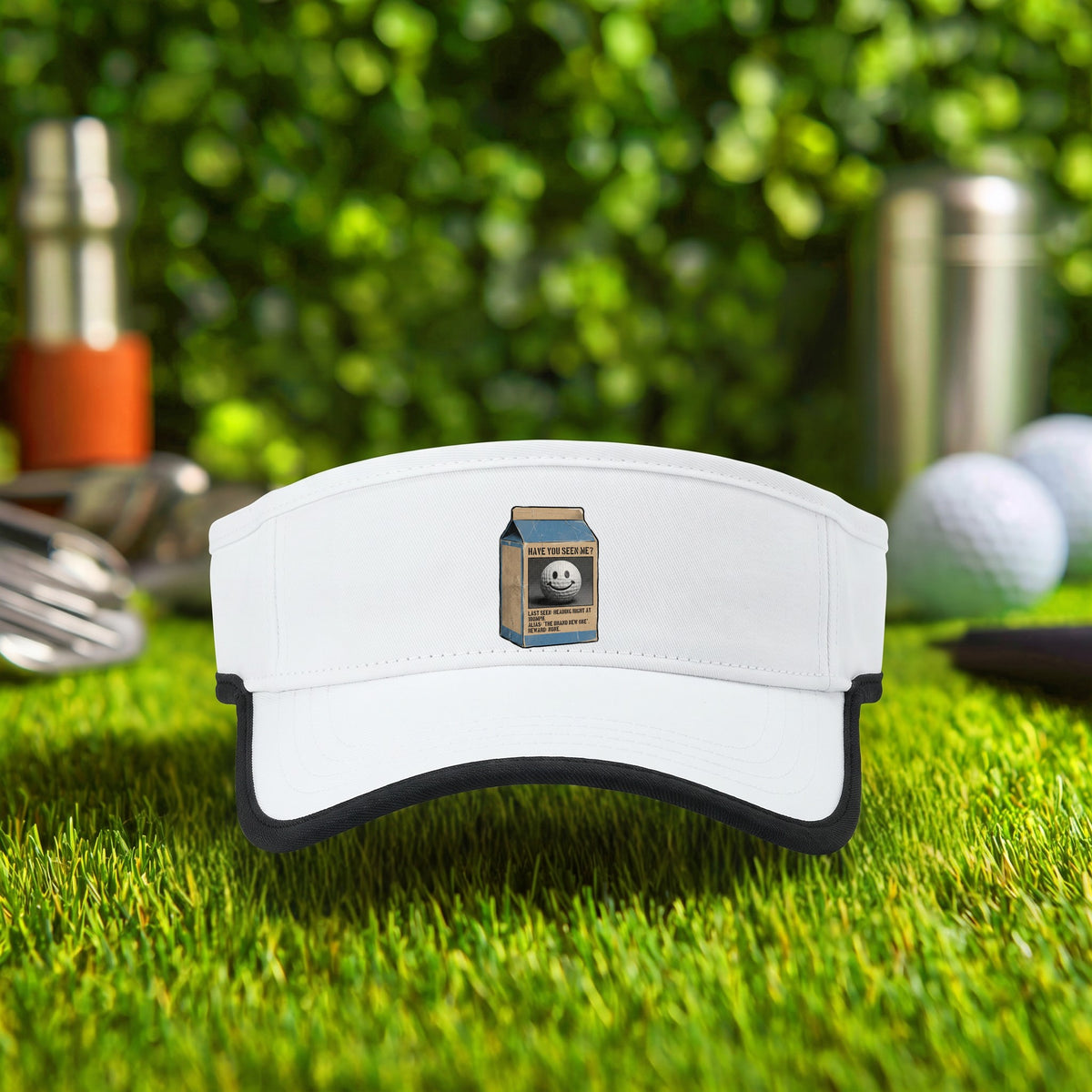 Have You Seen Me Visor in White