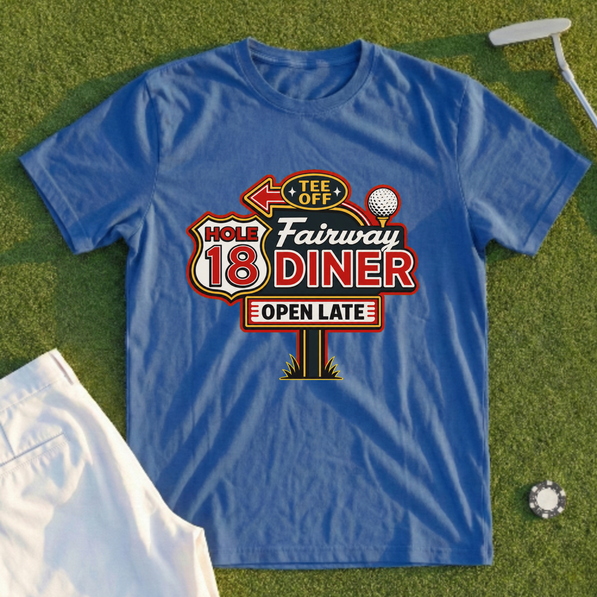 Hole 18 Diner Tee