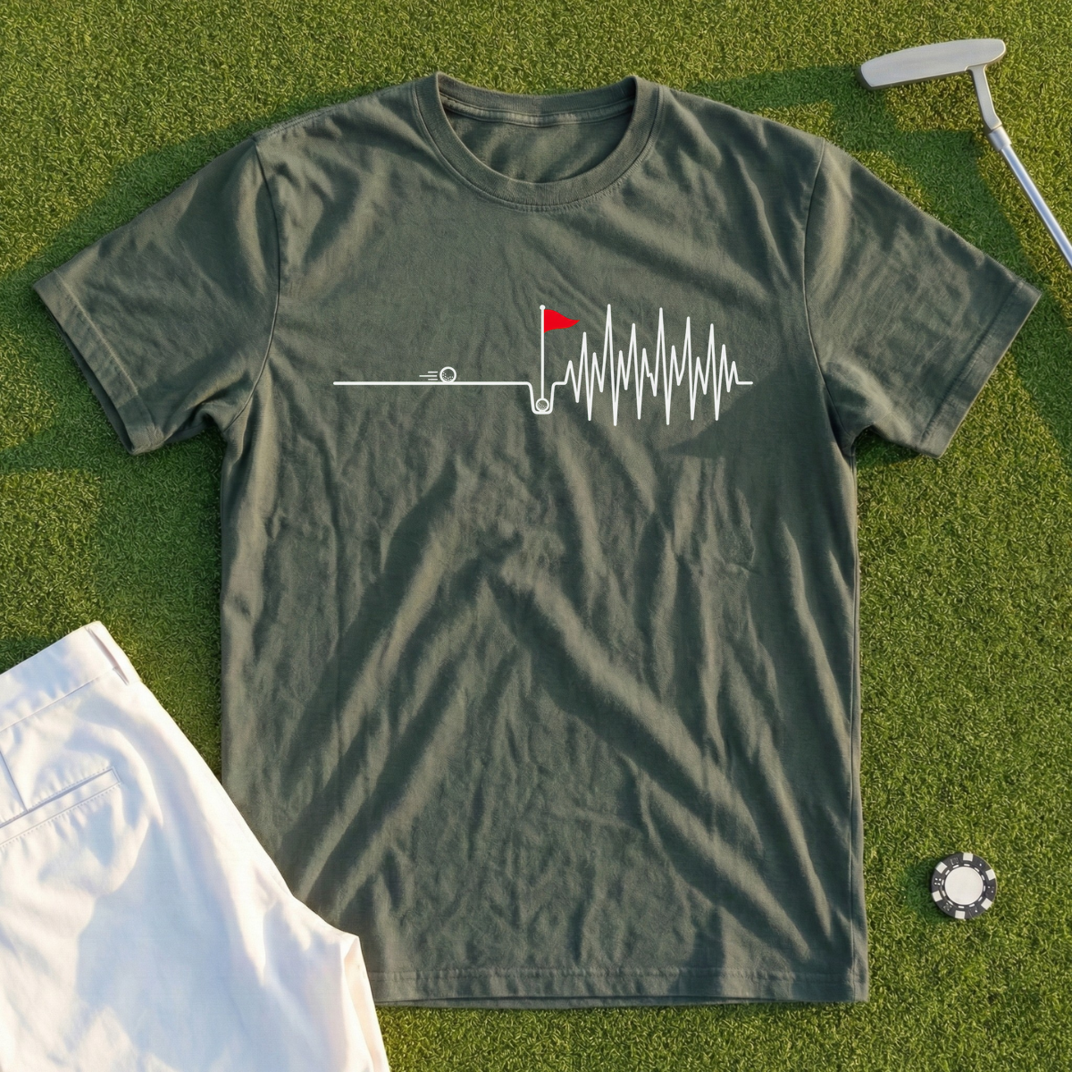Hole In One Heartbeat Tee