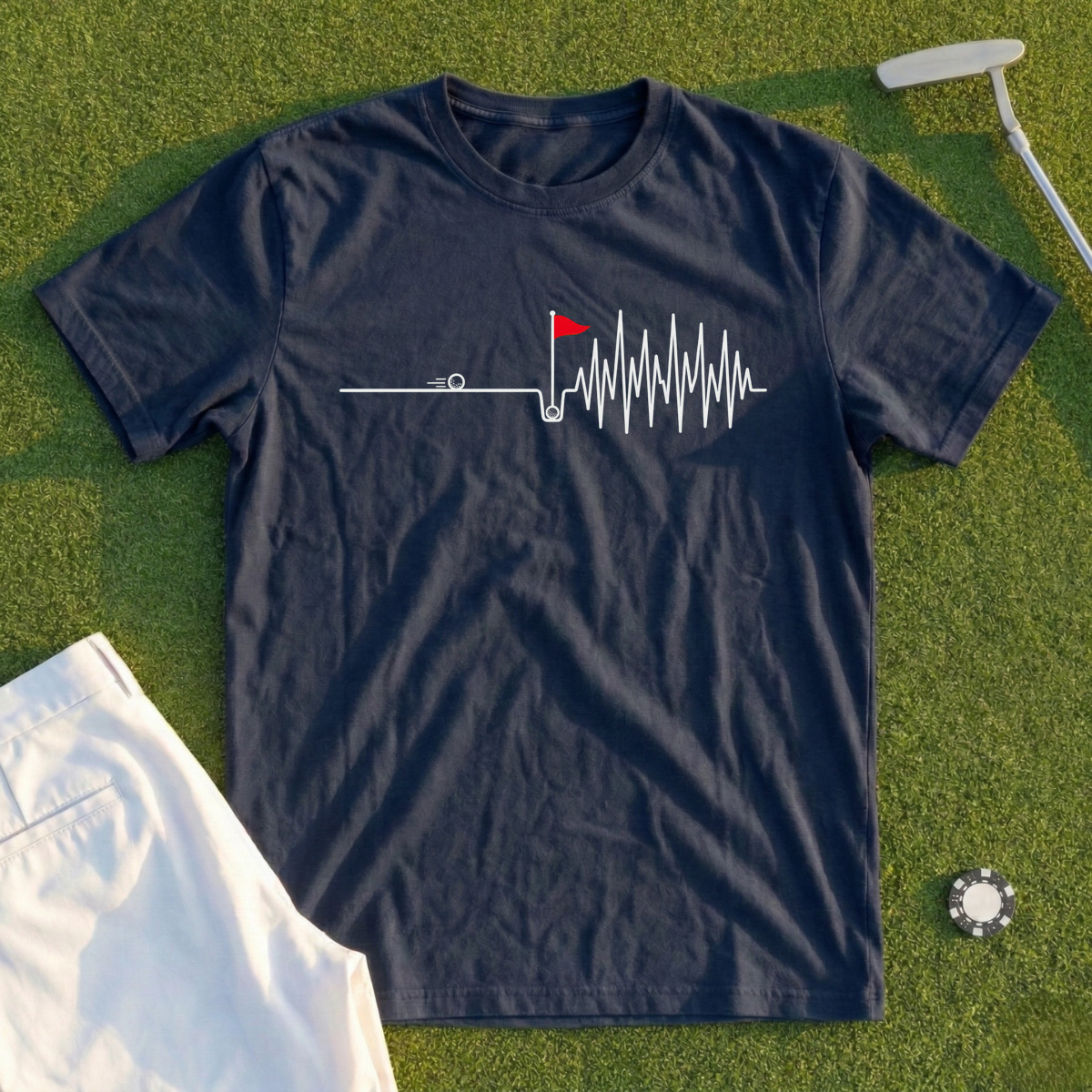 Hole In One Heartbeat Tee