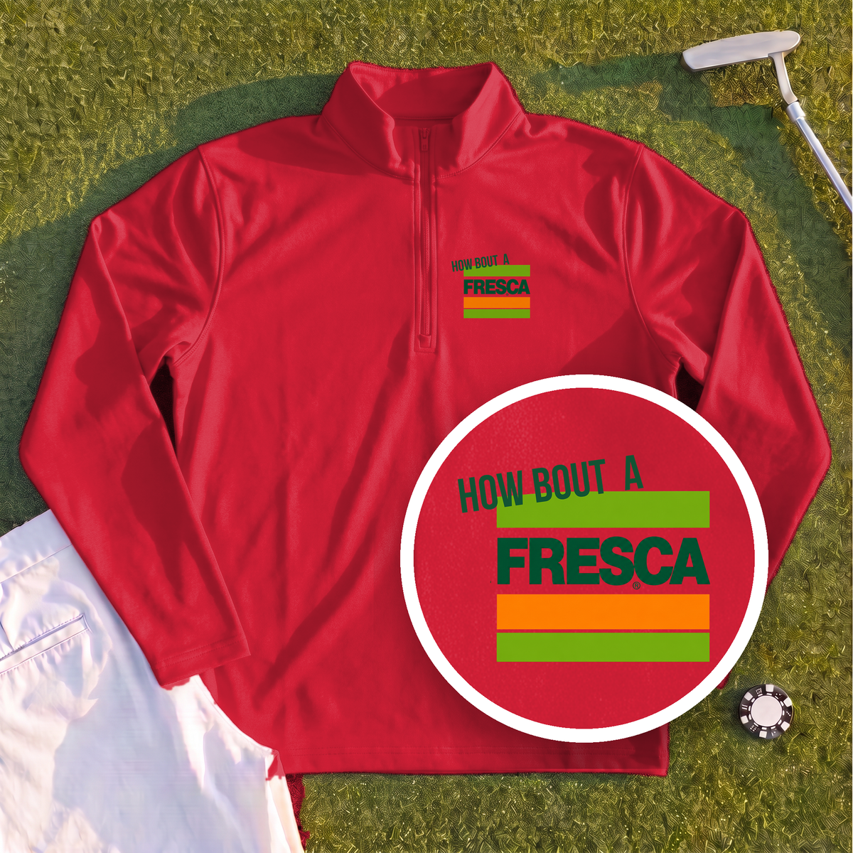 How About A Fresca Quarter Zip