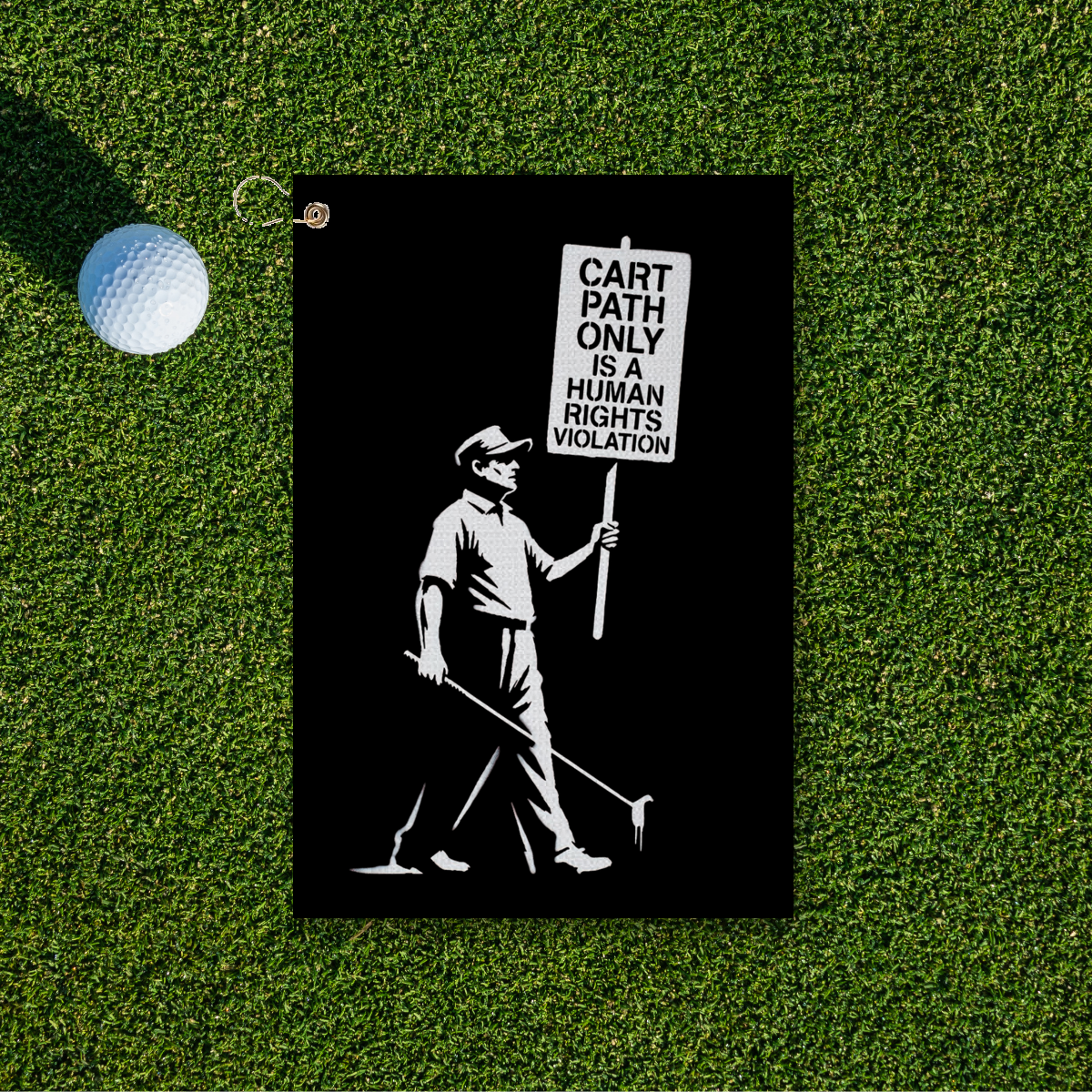 Human Rights Violation Golf Towel