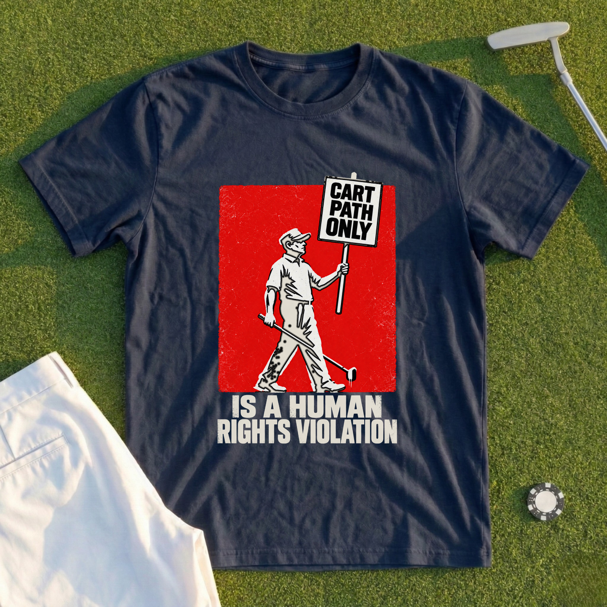 Human Rights Violation Poster Tee