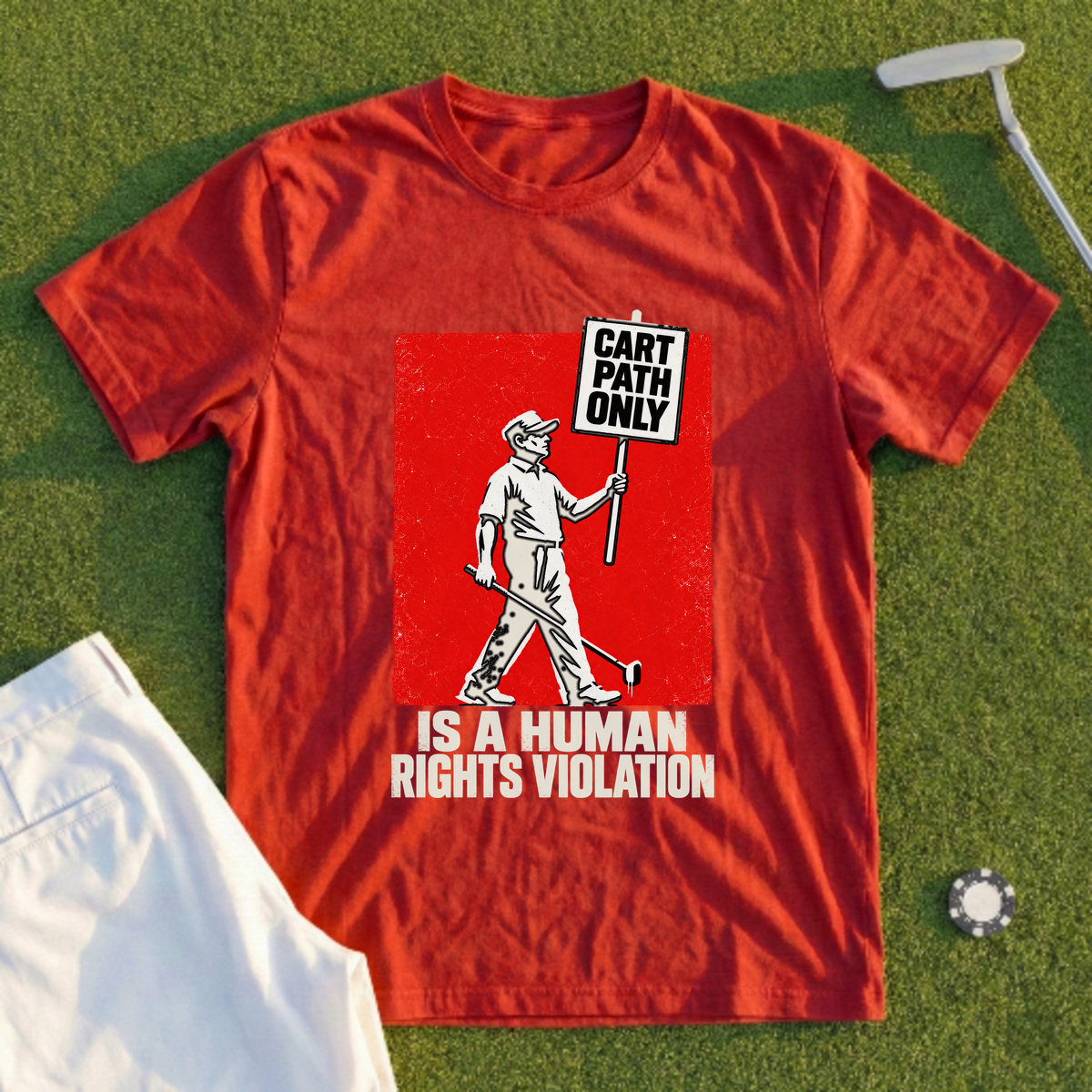 Human Rights Violation Poster Tee