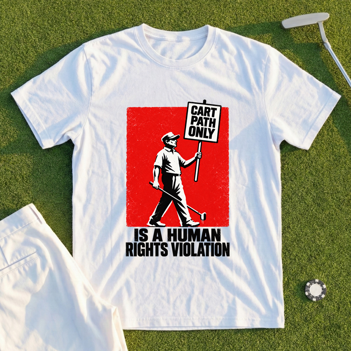 Human Rights Violation Poster Tee