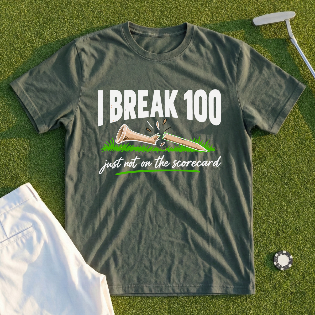 I Break 100 Tee