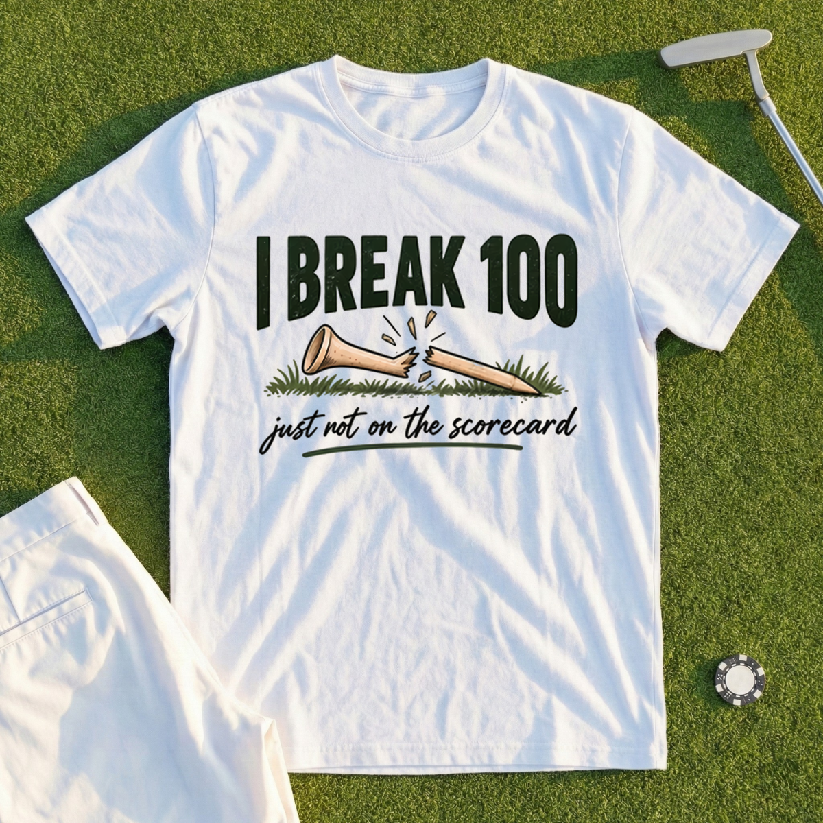 I Break 100 Tee