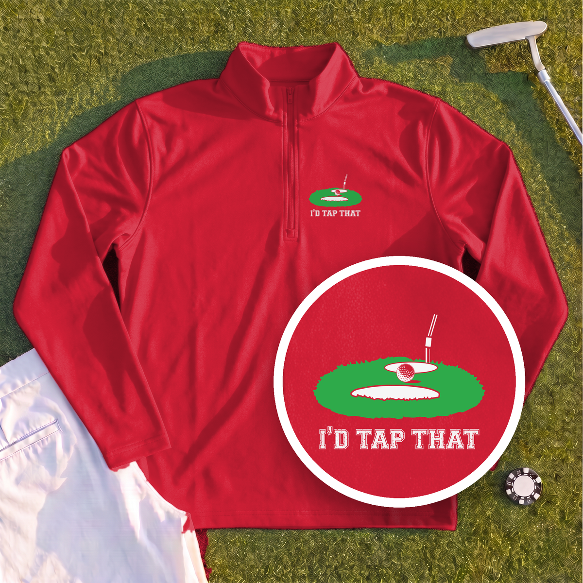 I'd Tap That Quarter Zip
