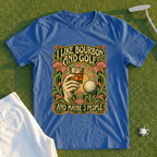 I Like Bourbon And Golf Art Nouveau Tee