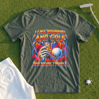 I Like Bourbon And Golf Rock Tour Tee