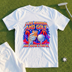 I Like Bourbon And Golf Rock Tour Tee