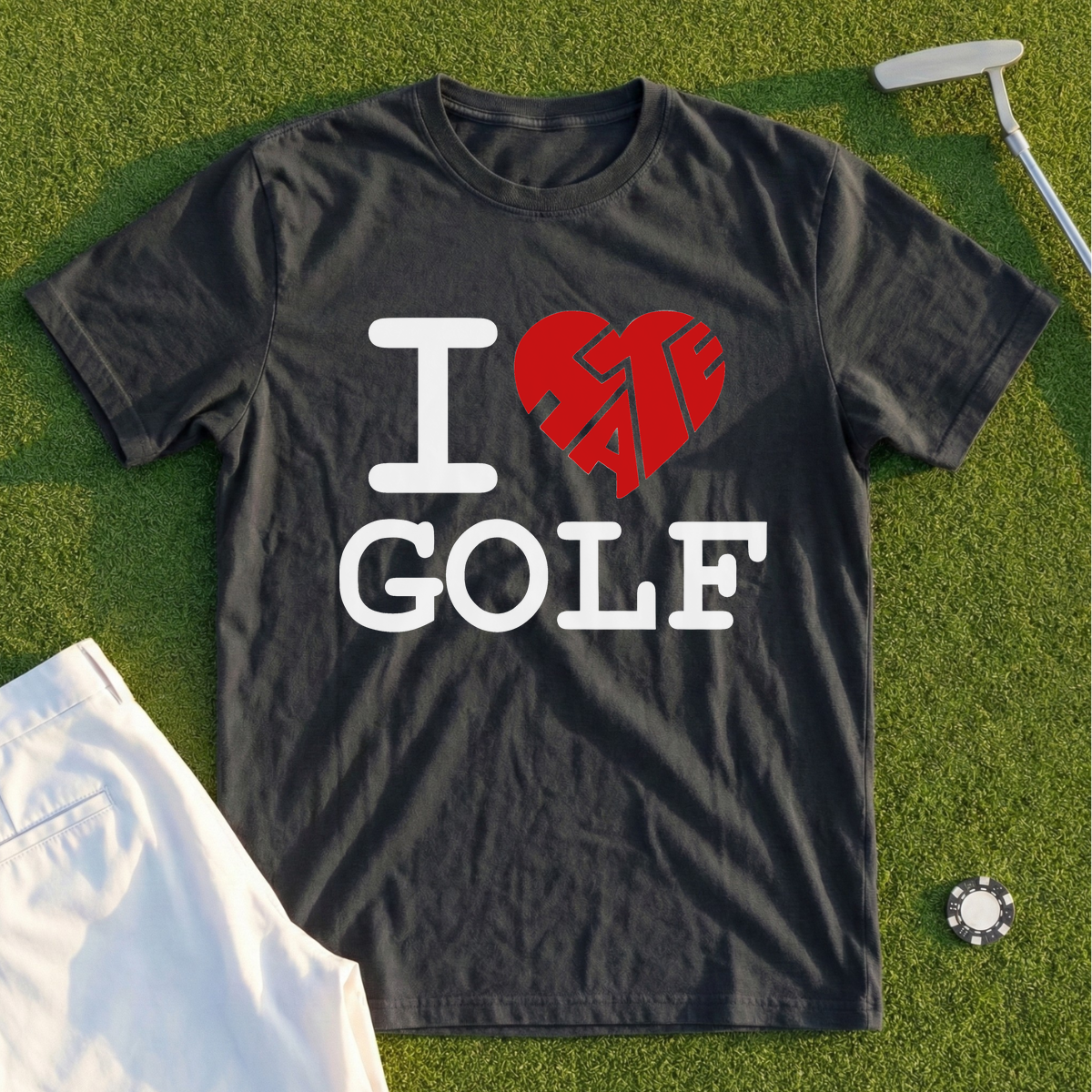 I Love Golf, I Hate Golf Tee