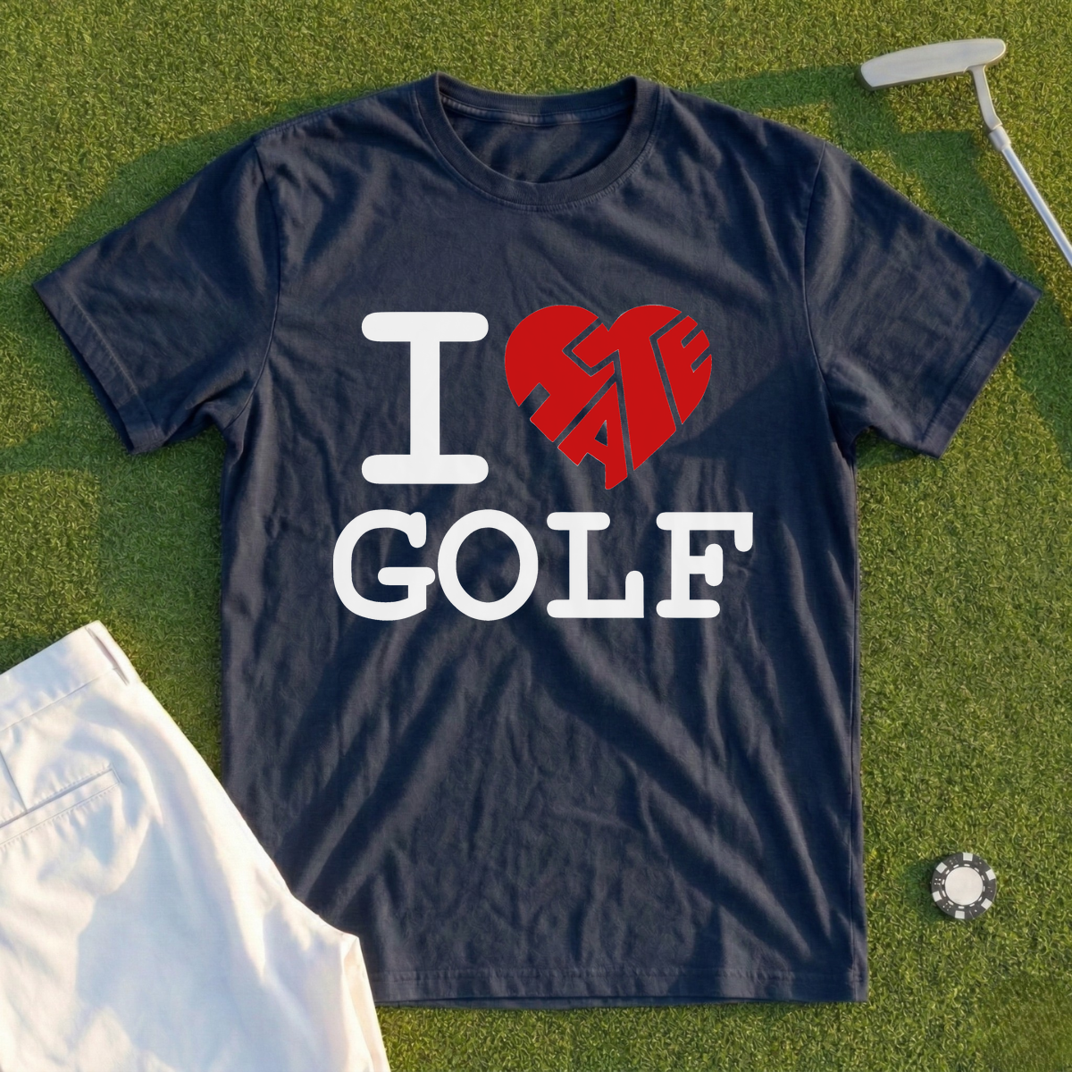 I Love Golf, I Hate Golf Tee