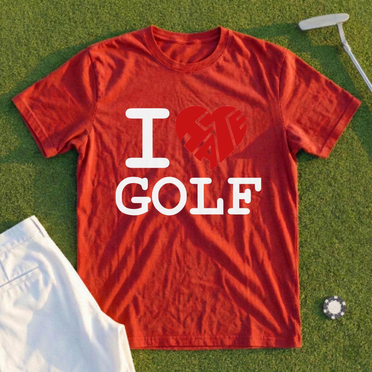 I Love Golf, I Hate Golf Tee